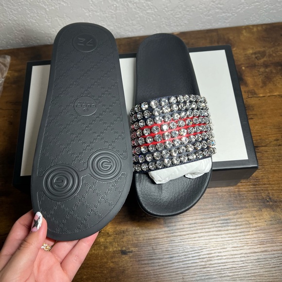 Gucci crystal slides - Picture 3 of 6